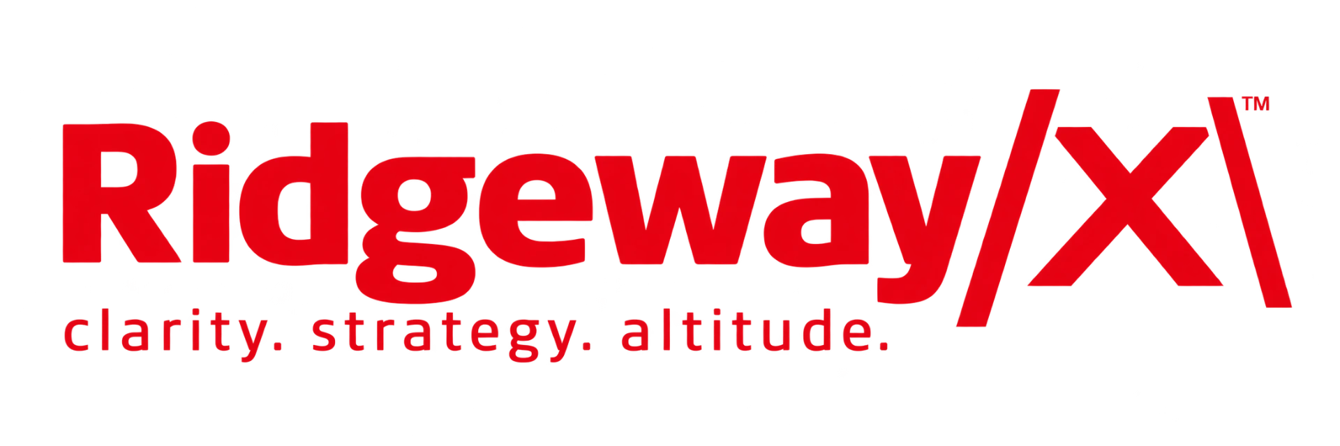 RidgewayX — clarity. strategy. altitude.